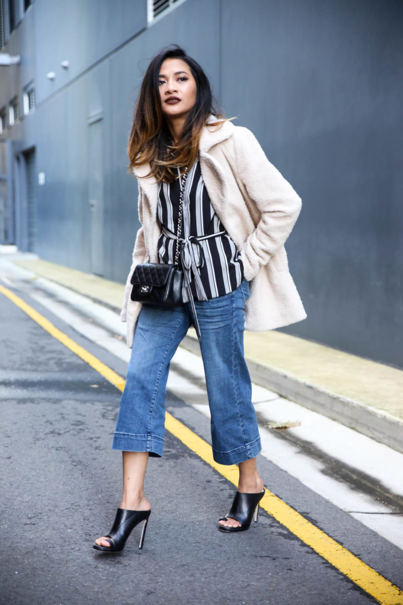 Streetstyle Outfit: Culottes, Layering and Pochette Metis.: The